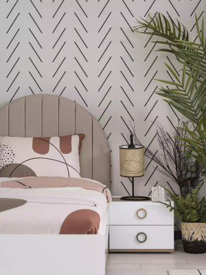 Nachttisch Nachtkonsole Kindernachttisch Kinderzimmer Holz Weiß Modern