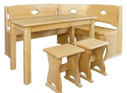 Eckbank Holzbank massive Holz Bänke Küche Essbereich Ecksitz Möbel Echtholz