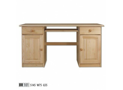 Schreibtisch Holztisch Bürotisch Tisch Büromöbel Massivholz Computertisch