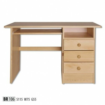 Schreibtisch Echtes Holz Holztisch Massiver Tisch Büromöbel Massiv Schreibtische