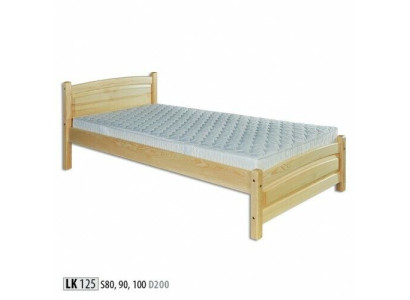 Massivholzbett Kiefer Holz Bettgestell 100x200 Vollholz Gästebett Handarbeit Neu