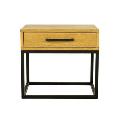 Nachttisch Nachtschrank Kommode Beistelltisch Konsole Holz Metall Konsolen Neu