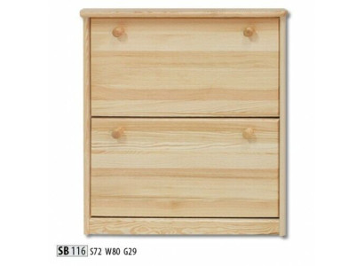 Schuhschrank Fach Kommode Echtholz Möbel Schuhkipper Schuhregal Regal