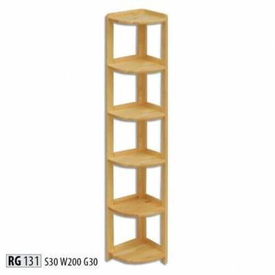 Eckregal Regal Schrank Wohn Zimmer Wand Schränke Büro Regale Echt Holz Massiv