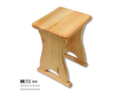Hocker Holzhocker Schemel Holzschemel Massive Kiefer NEU Küchenstuhl Sitzbank