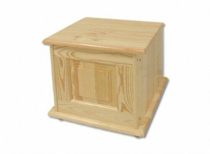 Deko Box Vollholz Möbel Holz Möbel Handarbeit Schatule Truhe Echtholz 45x45cm