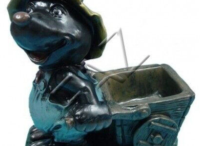 Design Maulwurf Vase Design Skulptur Statue Statuen Figuren Dekoration Neu Figur