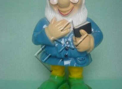 Zwerg Figur Garten Statue Skulptur Figuren Skulpturen Dekoration Deko 45cm Neu