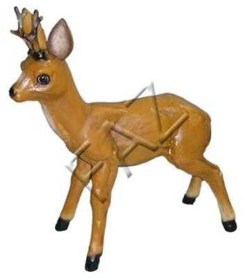 Hirsch Figur Garten Statue Skulptur Figuren Skulpturen Dekoration Statuen 55cm