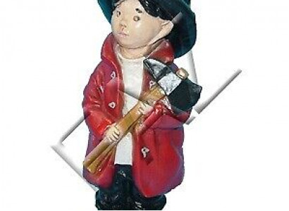 Feuerwehr USA Kind Figur Garten Statue Skulptur Figuren Skulpturen Dekoration