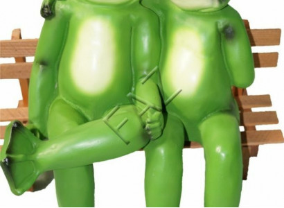 Design Frosch Figur Garten Statue Skulptur Figuren Skulpturen Dekoration c653