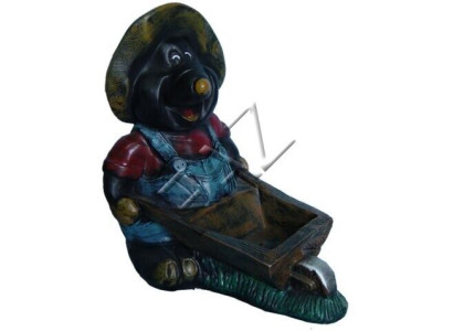 Design Maulwurf Figur Garten Statue Skulptur Figuren Skulpturen Dekoration Neu