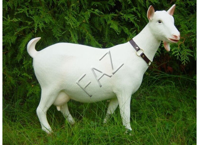 Design Ziege stehend, Kopf rechs Figur Statue Skulptur Figuren Skulpturen Neu