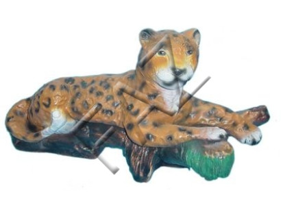 Design Panther Wurzel Figur Statue Skulptur Figuren Skulpturen Garten Dekoration