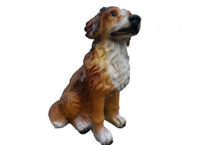 Deko Figur Statue Skulptur 35 cm FIguren Statuen Skulpturen A115 Garten Hund