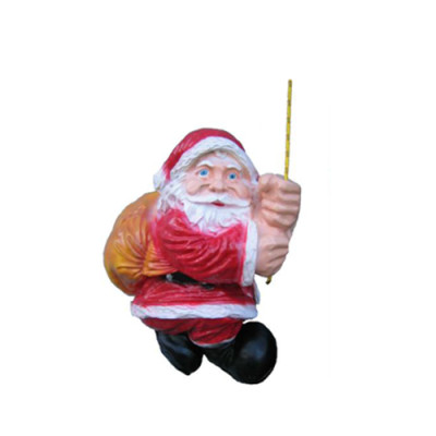 Weihnachtsmann Nikolaus Weihnachts 32cm Dekoration Schlitten Figur Statue Deko