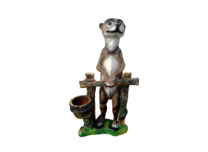 Erdmännchen Abstrakte Figur Dekoration Statuen Skulptur Garten Deko Figuren 60cm