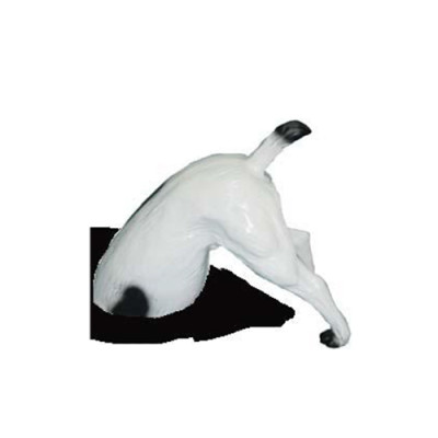 Verrückte Gartenfigur Statue Hund mit Hinterteil 35 cm Skulptur Figuren Statuen