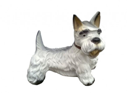 Deko Figur Statue Skulptur 30 cm Figuren Statuen Skulpturen Garten Hund (A26)