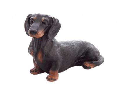 Dackel Figur Statue Garten Skulptur Deko Skulpturen Dekoration