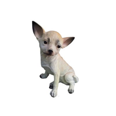 Hunden Figur Statue Garten Skulptur Deko Skulpturen Dekoration