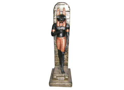 Ägyptische Figur Anubis Kunststoff god of death Dekoration Statuen Figuren 33cm