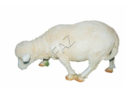 Design Schaf grasen Figur Garten Statue Skulptur Figuren Skulpturen Deko Statuen