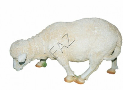 Design Schaf grasen Figur Garten Statue Skulptur Figuren Skulpturen Deko Statuen