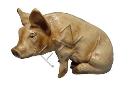 Design Schwein Figur Garten Statue Skulptur Figuren Skulpturen Dekoration c32