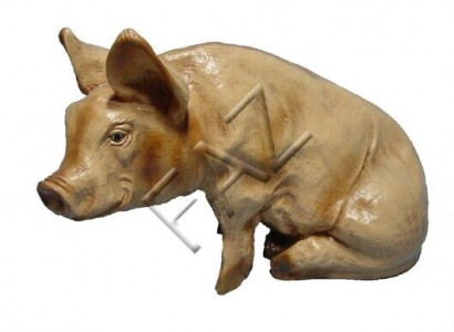 Design Schwein Figur Garten Statue Skulptur Figuren Skulpturen Dekoration c32