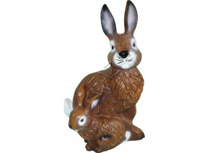 Design Hase Figur Garten Statue Skulptur Figuren Skulpturen Dekoration Neu c649