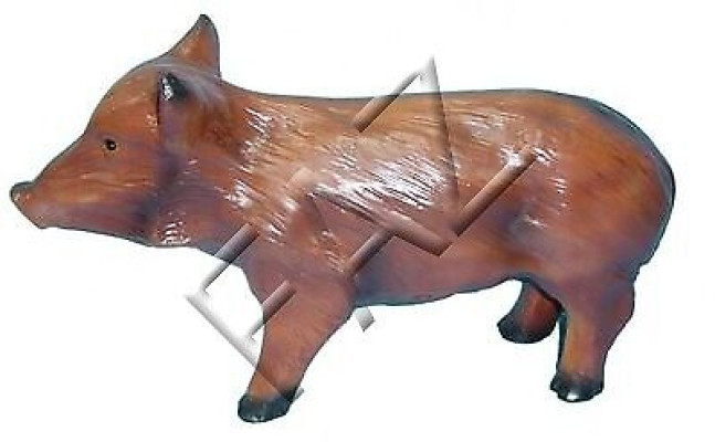 Design Schwein Figur Garten Statue Skulptur Figuren Skulpturen Dekoration Neu
