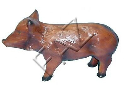 Design Schwein Figur Garten Statue Skulptur Figuren Skulpturen Dekoration Neu