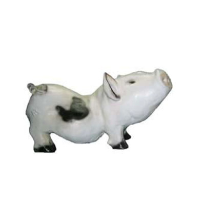 Mast Schwein Bauernhof Dekoration Garten Figuren Statue Tier Wurst Statuen 24cm