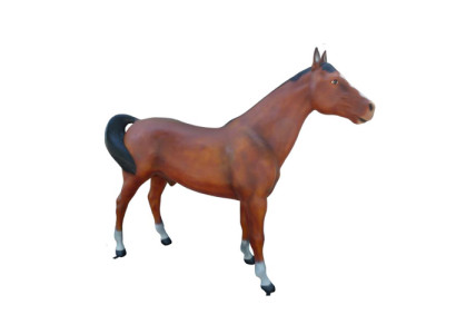 Russischer Hengst Pferd Dekoration Figur Figuren Statuen 223cm Statue Skulptur