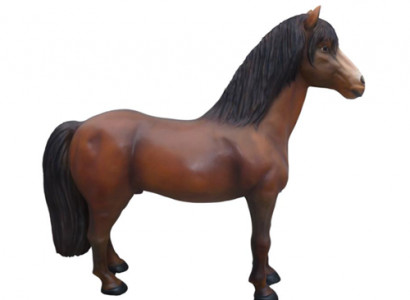 Pferd Lebensgroße Figur Dekoration Statuen Skulptur Garten Deko Figuren 215cm