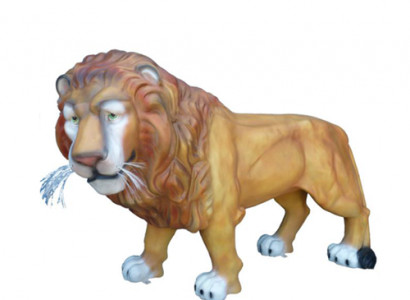 Garten Dekoration Zoo Löwe Statue Figur Deko Statuen Skulptur Figuren 210cm Neu