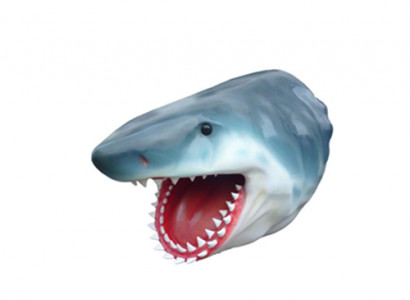 Skulptur Hai Wand Fisch Skulpturen Figuren Statuen Skulptur Statue Design 107cm