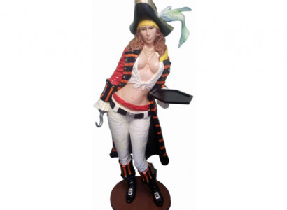 Pirat Figur Statue Design Skulptur Dekoration Karibik Piraten Garten Deko 189cm