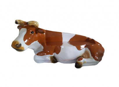 Kuh Rind Lebensgroße Figur Dekoration Statuen Skulptur Garten Deko Figuren 200cm