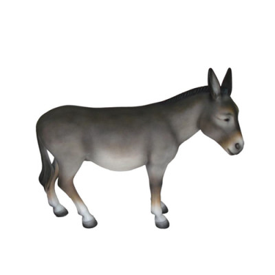 Esel Lebensgroße Figur Dekoration Statuen Skulptur Garten Deko Figuren 174cm neu