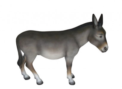 Esel Lebensgroße Figur Dekoration Statuen Skulptur Garten Deko Figuren 174cm neu