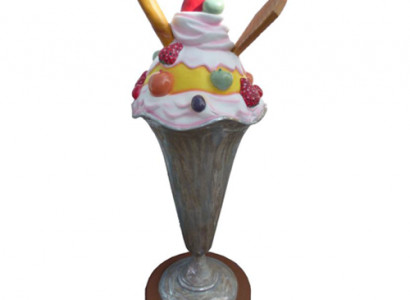 Ice Cream Figure Statue Aufsteller Eis Diele Restaurant Gastronomie Figur 165cm