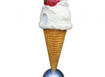 Ice Cream Figur Statue Aufsteller Eisdiele Hase Gastronomie Statuen 170cm Neu