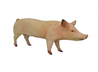 Mast Schwein Bauernhof Dekoration Garten Figuren Statue Tier Wurst Statuen 160cm