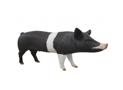 Mast Schwein Bauernhof Dekoration Garten Statue Tier Wurst Statuen 160cm Figuren