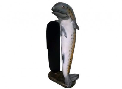 Skulptur Fisch Restaurant Figur Statuen Skulpturen Aufsteller Schild Neu 137cm