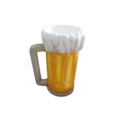 Bier Garten Krug Aufsteller Skulptur Glas Figur Skulpturen 93cm Aufsteller Werbe