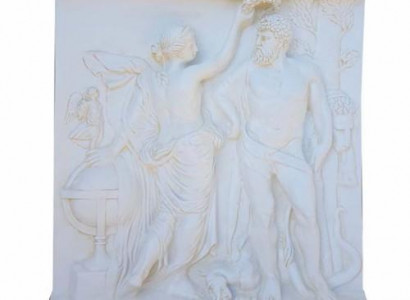 Antik Stil Relief Gemälde Deko Figur Statue 94x100 cm Figuren Statuen Skulpturen