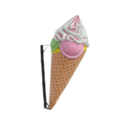 Ice Cream Eisdiele Wand Dekoration Figuren Gastronomie Skulpturen Neu 110 cm
